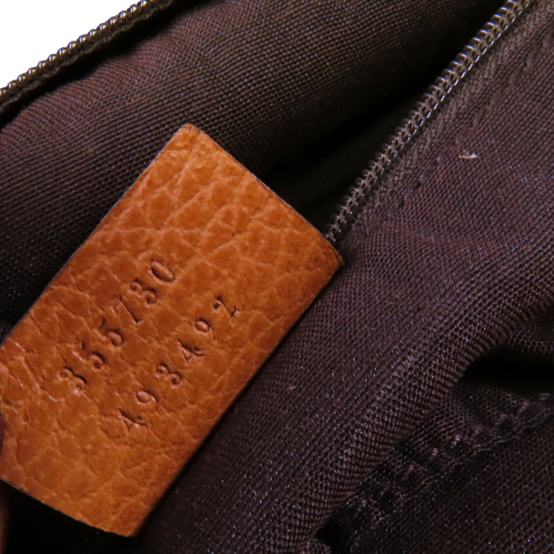 GUCCI 帆布Tote Bag銀扣手挽袋-6