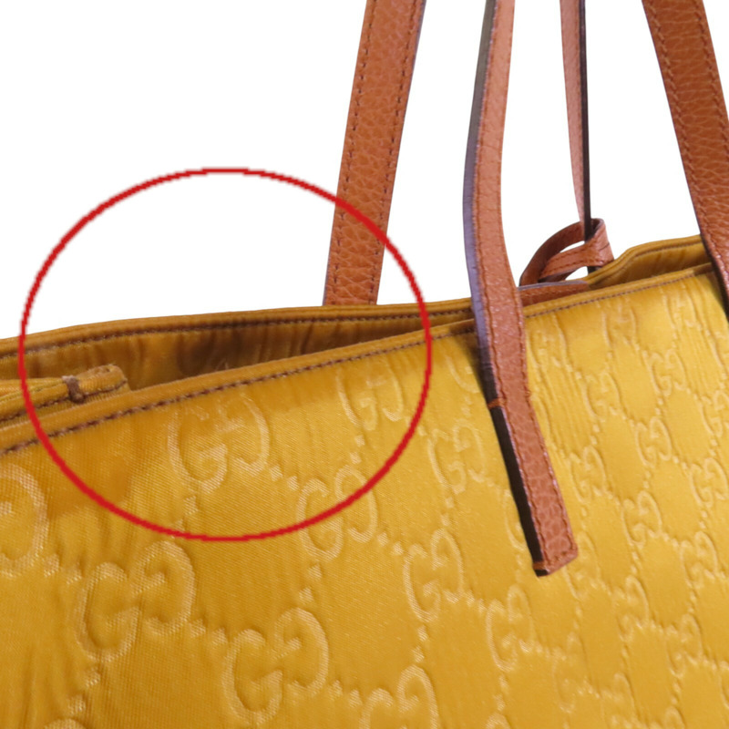 GUCCI 帆布Tote Bag銀扣手挽袋-14