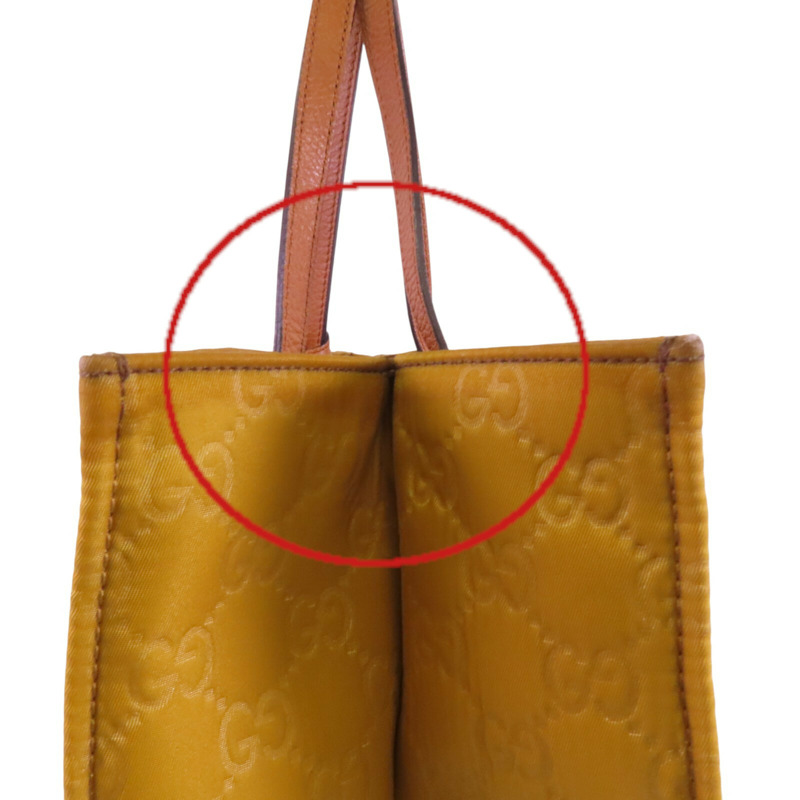 GUCCI 帆布Tote Bag銀扣手挽袋-17