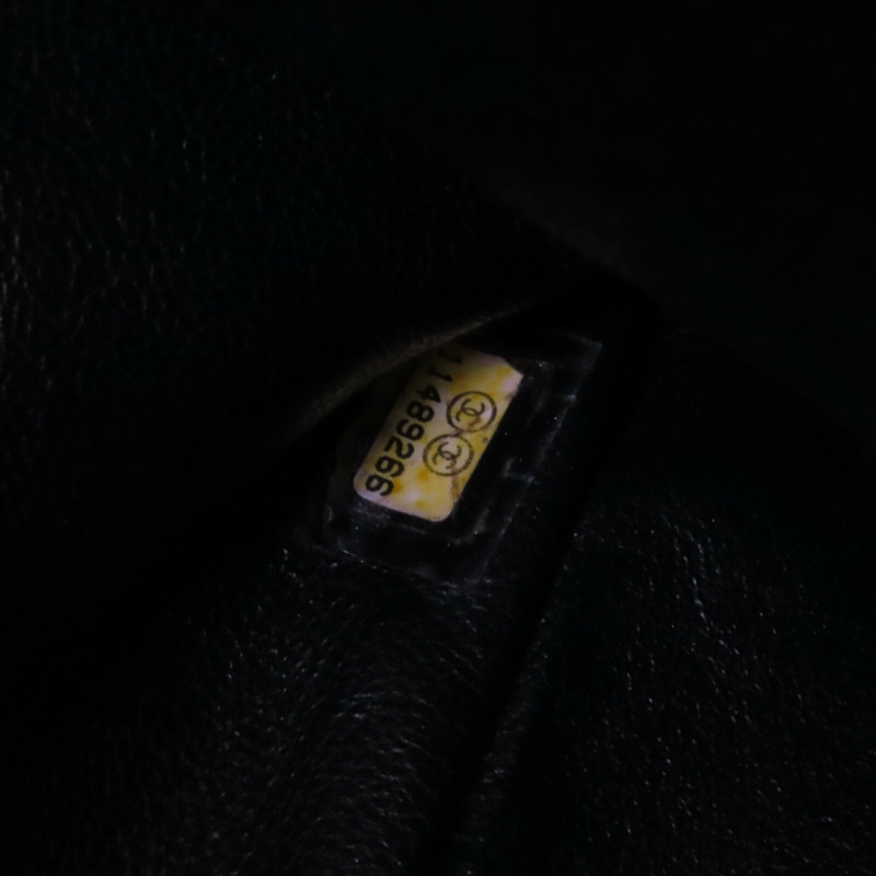 CHANEL 牛皮皮革Chain Shoulder Bag銀扣鏈帶肩背袋-6