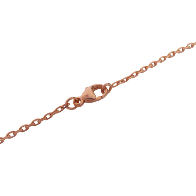 HERMES 金屬/琺瑯Pop H Mini Necklace金扣項鏈-5