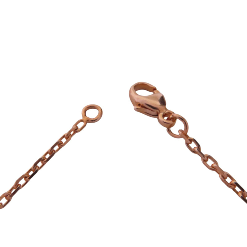 HERMES 金屬/琺瑯Pop H Mini Necklace金扣項鏈-6