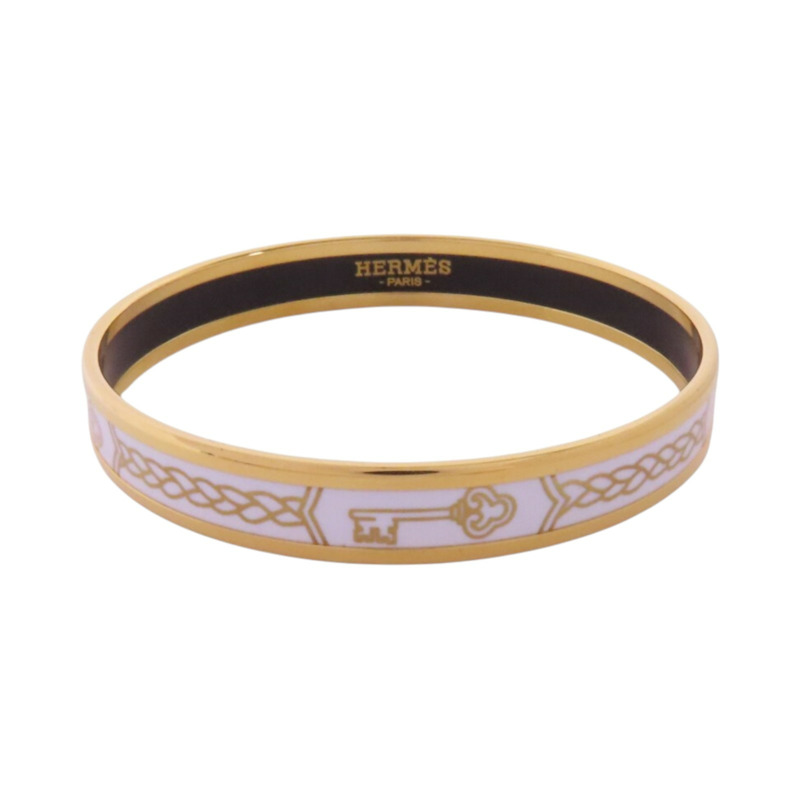 HERMES 金屬/琺瑯Emallie Bangle手鐲-0