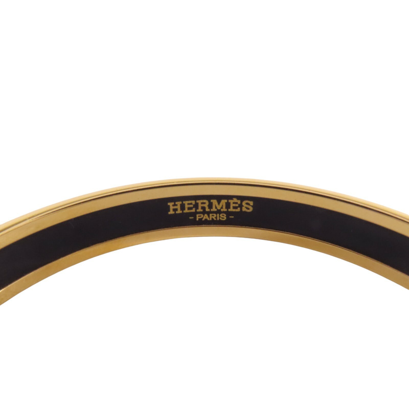 HERMES 金屬/琺瑯Emallie Bangle手鐲-7