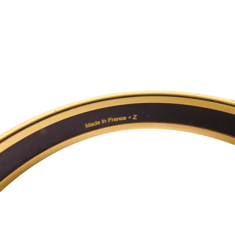 HERMES 金屬/琺瑯Emallie Bangle手鐲-8