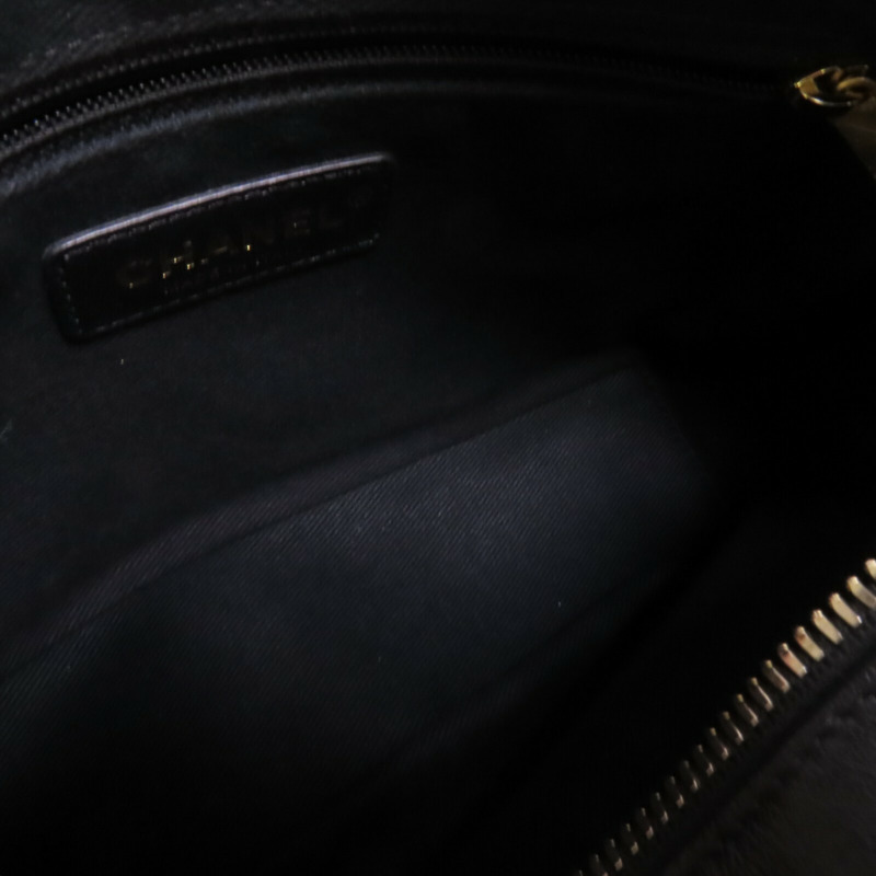 CHANEL 牛皮皮革Chain 2Way Shoulder Bag金扣鏈帶手挽肩背兩袋-4