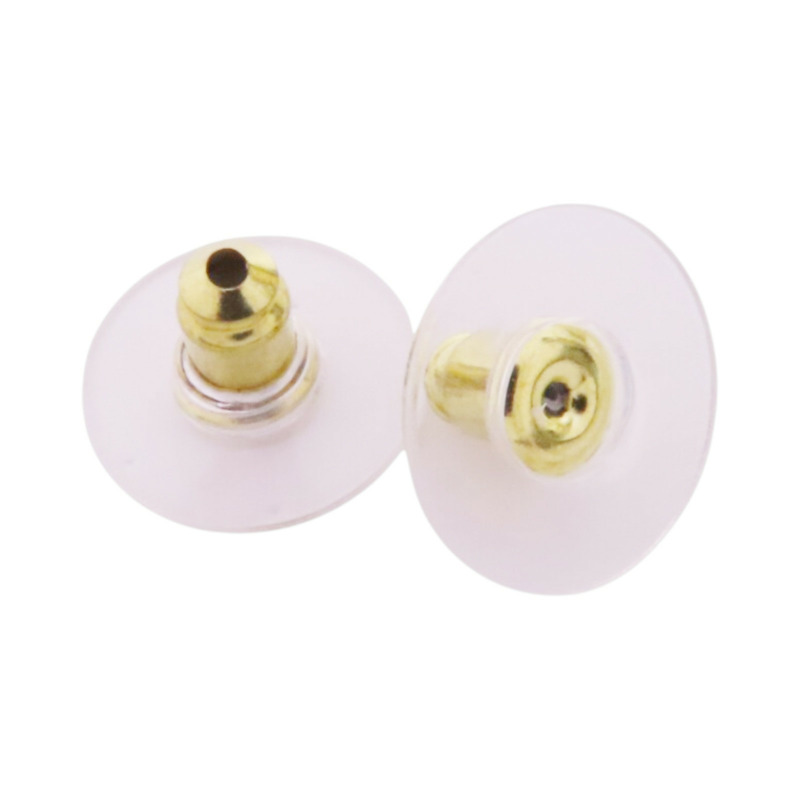 CHANEL 金屬/PVCEarrings金扣耳環-5