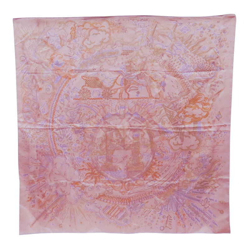 HERMES 絲質Scarf 90x90絲巾-0