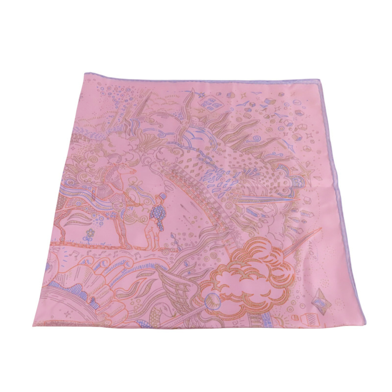 HERMES 絲質Scarf 90x90絲巾-3