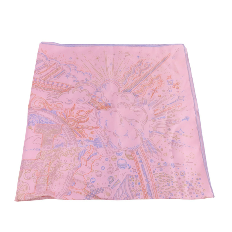 HERMES 絲質Scarf 90x90絲巾-4