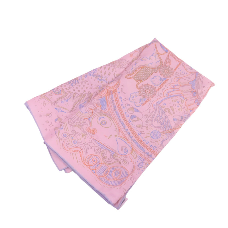 HERMES 絲質Scarf 90x90絲巾-10