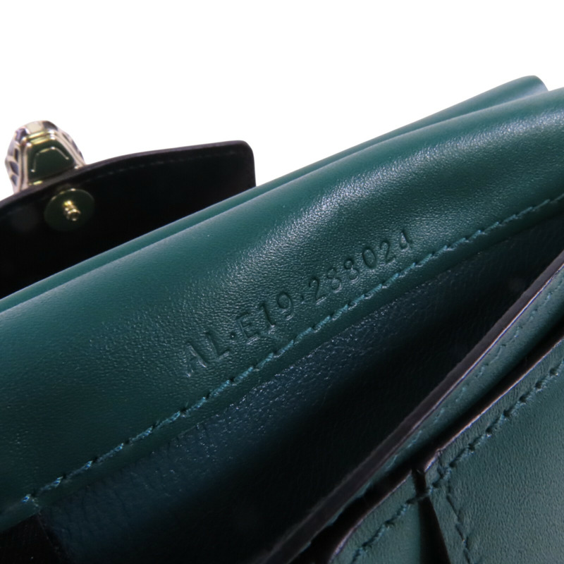 BVLGARI 牛皮皮革Chain Shoulder Bag金扣鏈帶肩背袋-7