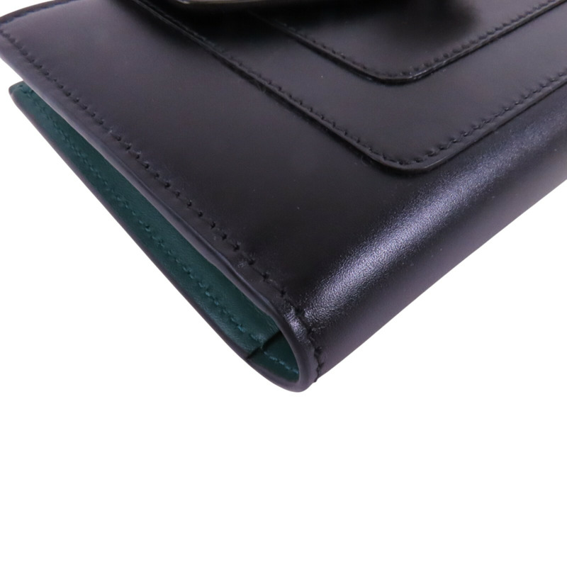 BVLGARI 牛皮皮革Chain Shoulder Bag金扣鏈帶肩背袋-10