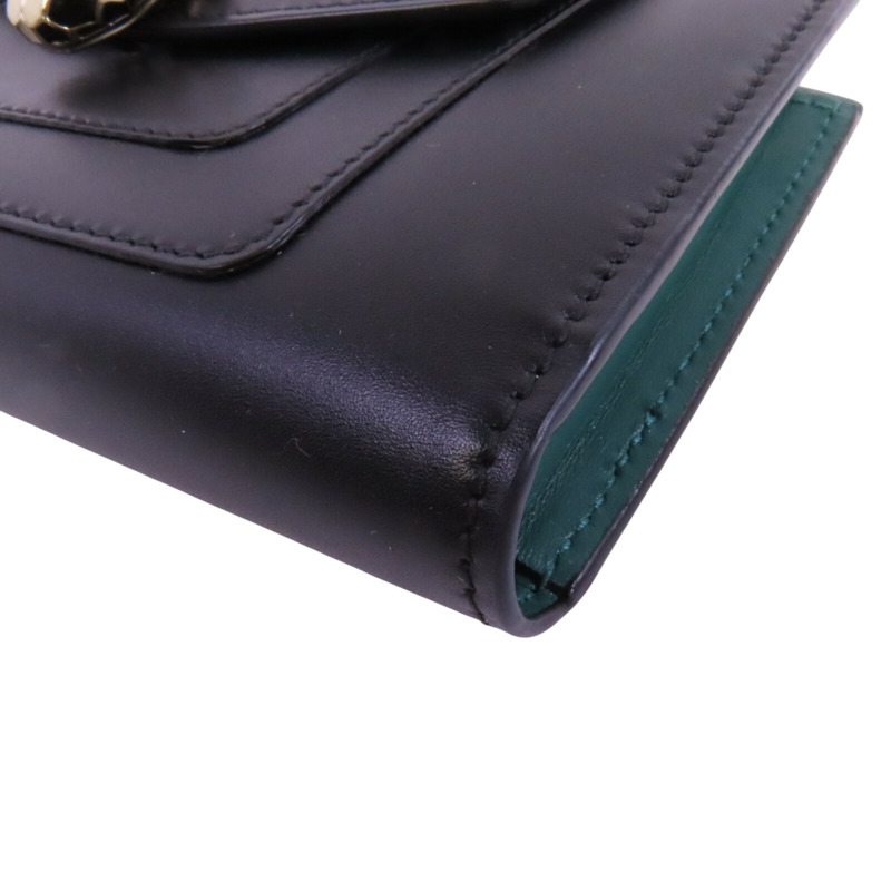 BVLGARI 牛皮皮革Chain Shoulder Bag金扣鏈帶肩背袋-11