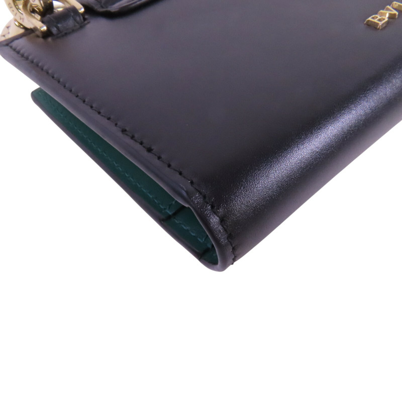 BVLGARI 牛皮皮革Chain Shoulder Bag金扣鏈帶肩背袋-12