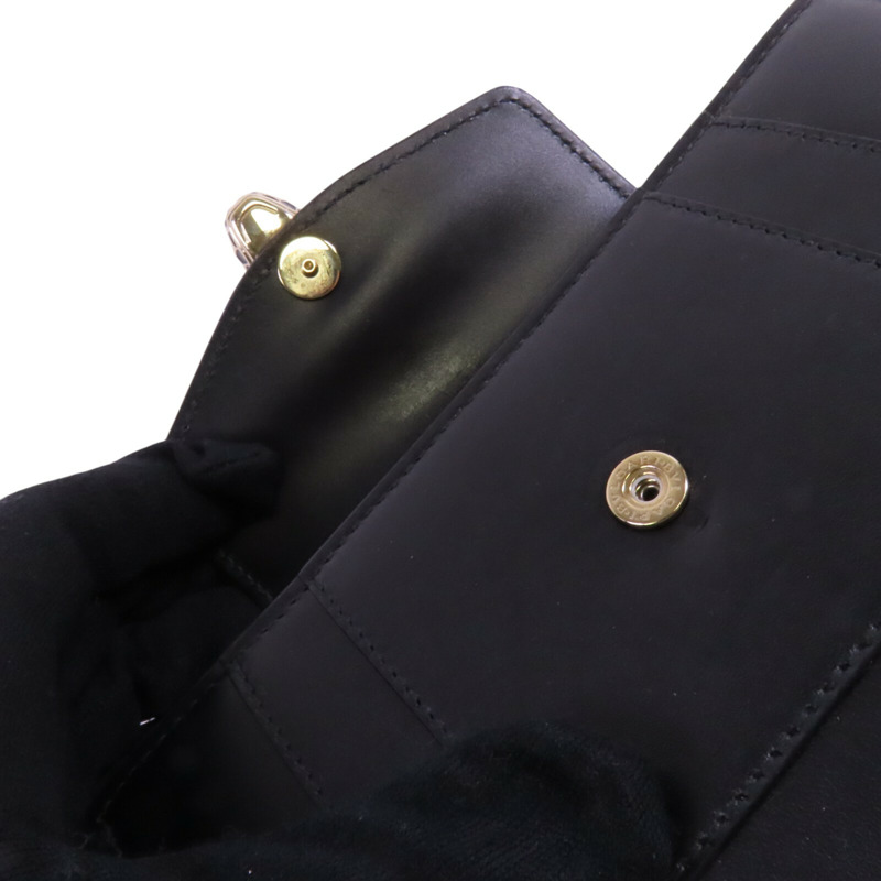 BVLGARI 牛皮皮革Chain Shoulder Bag金扣鏈帶肩背袋-15