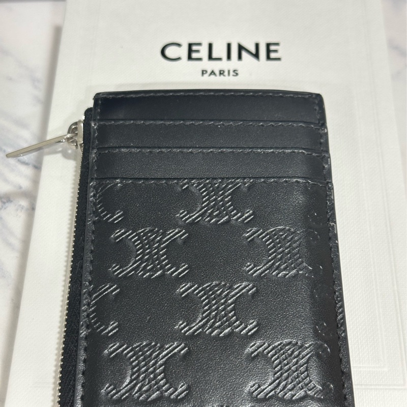 Celine 男 名片夾 小零錢包 日本大阪專櫃購入-6