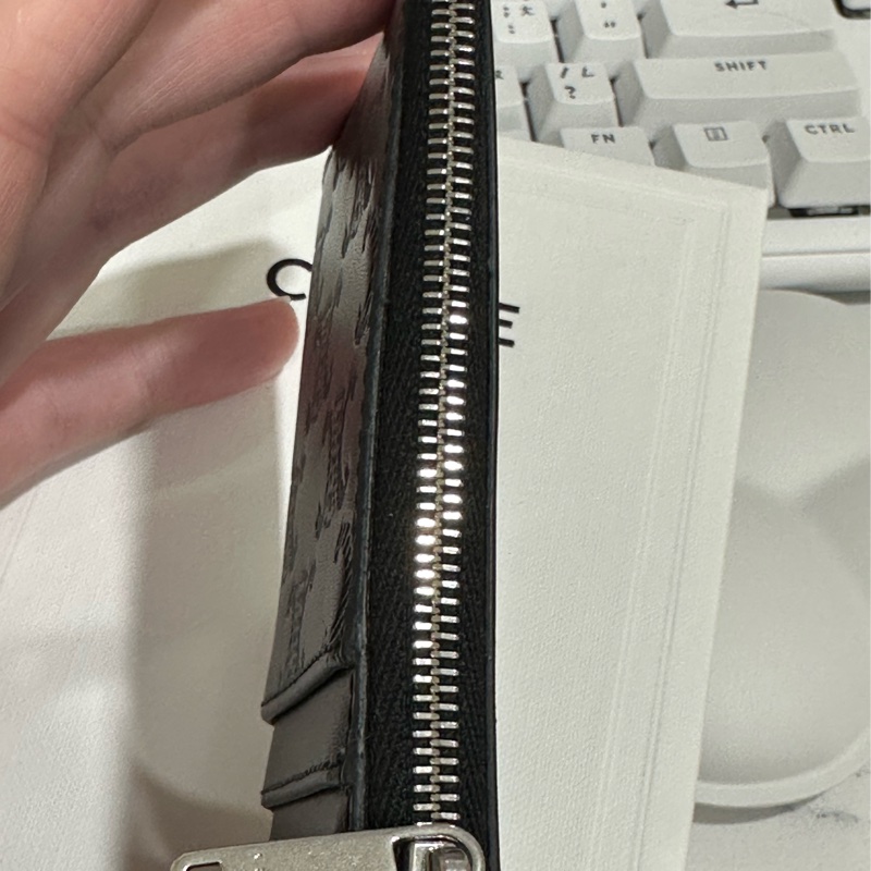 Celine 男 名片夾 小零錢包 日本大阪專櫃購入-11