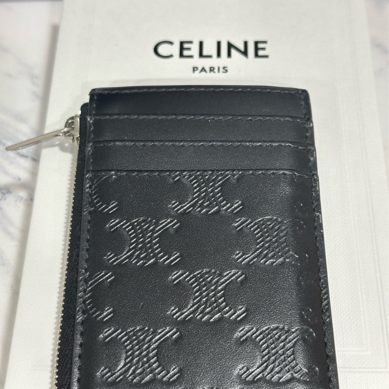 Celine 男 名片夾 小零錢包 日本大阪專櫃購入-12