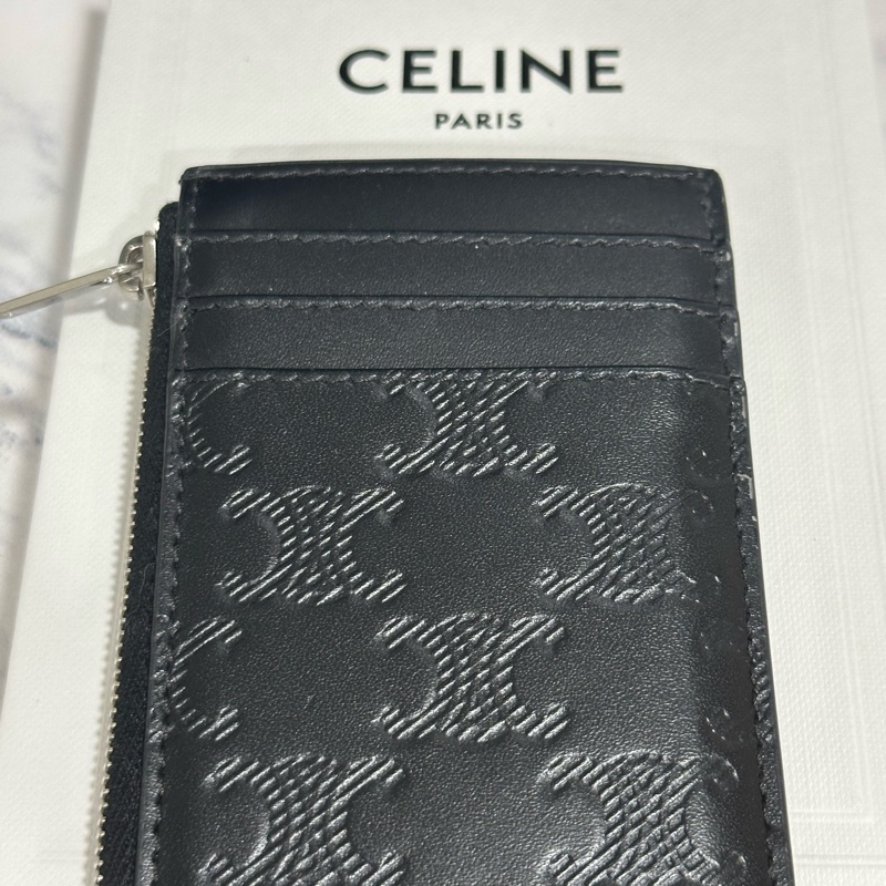 Celine 男 名片夾 小零錢包 日本大阪專櫃購入-13