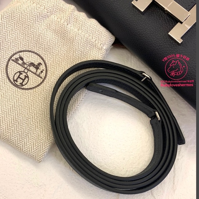 Rubyloveshermes1愛馬仕Constance to go午夜藍銀釦hermes woc-9