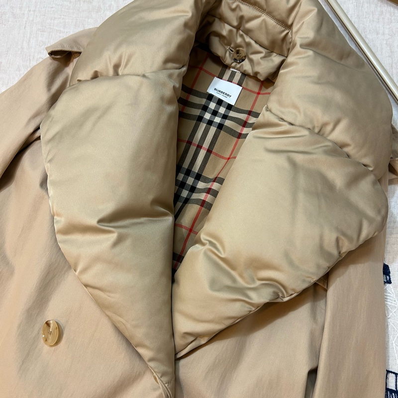 BURBERRY英國鵝絨領長風衣UK6-3