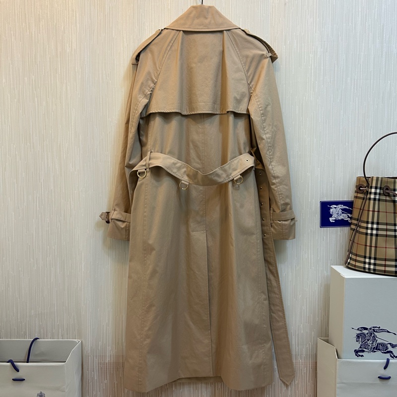BURBERRY英國鵝絨領長風衣UK6-7