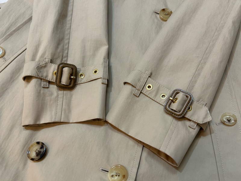 BURBERRY英國鵝絨領長風衣UK6-8