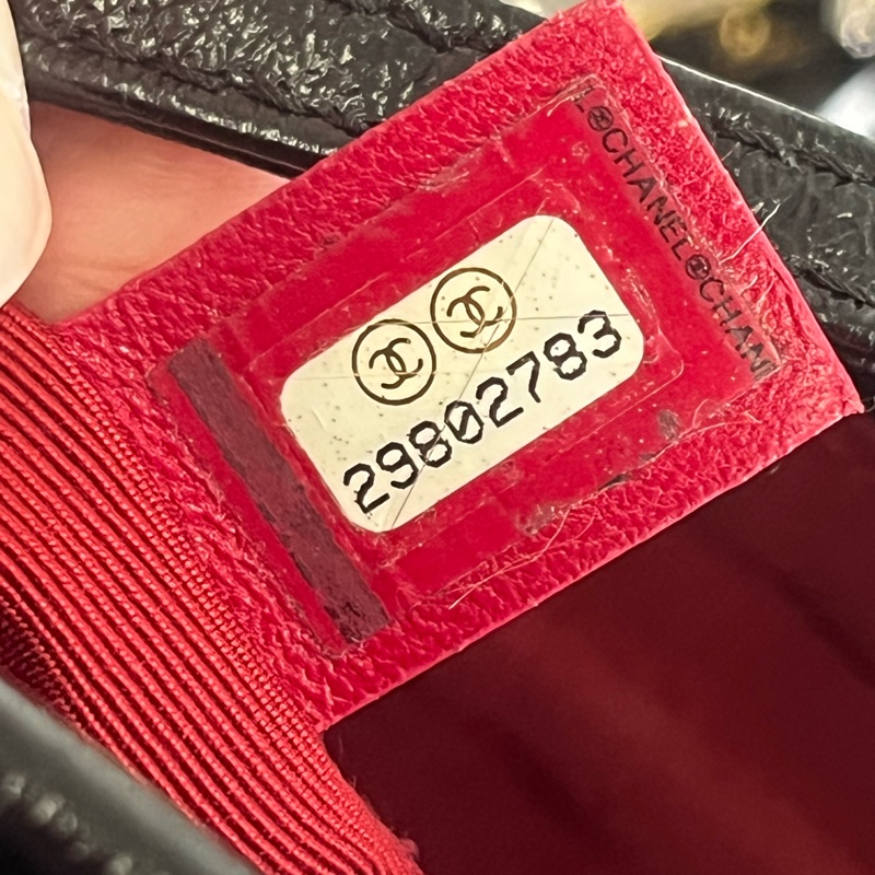 二手 正品 香奈兒 小號黑色流浪包-3