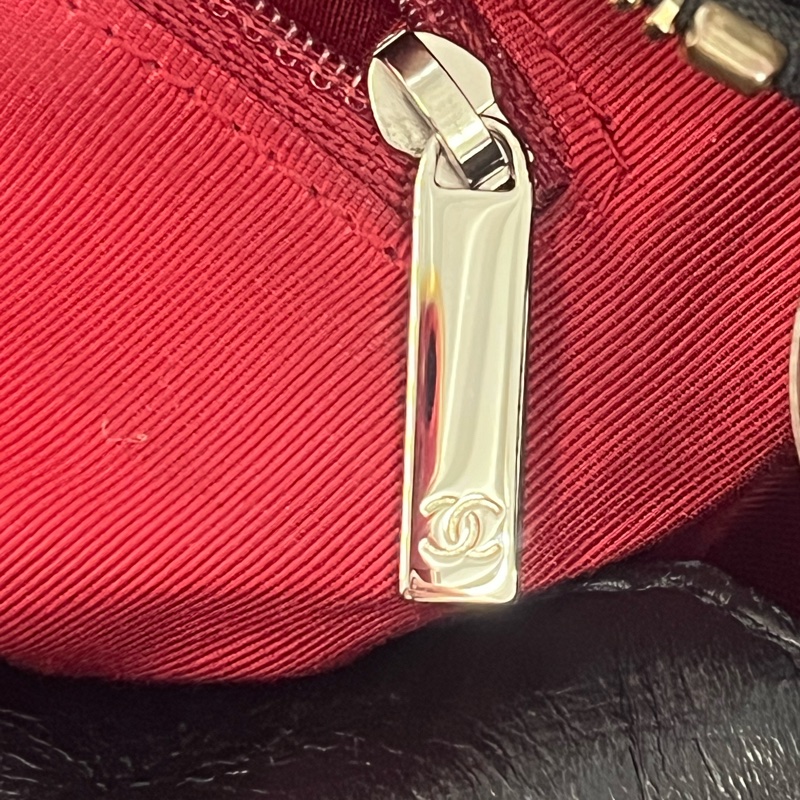 二手 正品 香奈兒 小號黑色流浪包-20