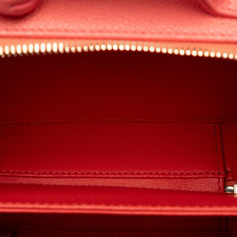 香奈兒 (CHANEL) 絎縫 Coco Mark CC 標誌手提包/單肩包,兩用款,粉紅色魚子醬紋皮革,女士-6