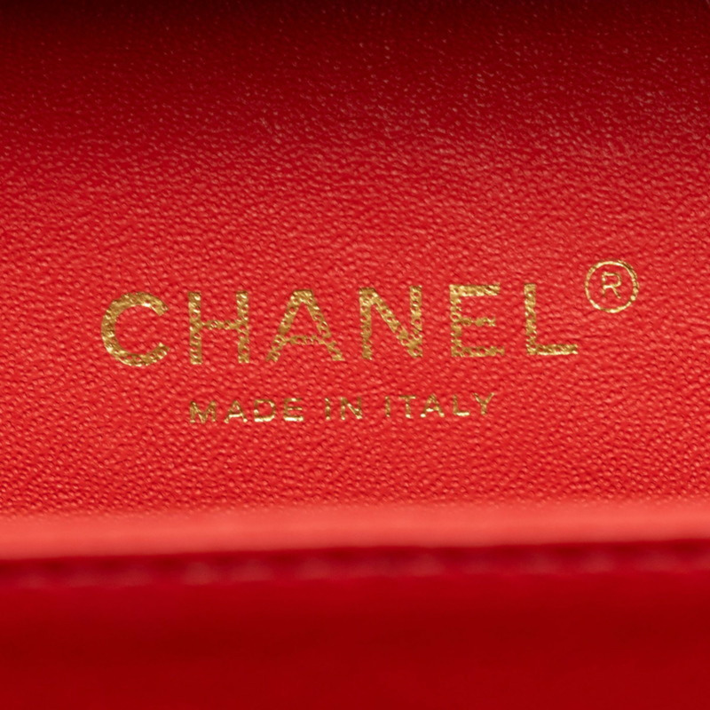 香奈兒 (CHANEL) 絎縫 Coco Mark CC 標誌手提包/單肩包,兩用款,粉紅色魚子醬紋皮革,女士-8