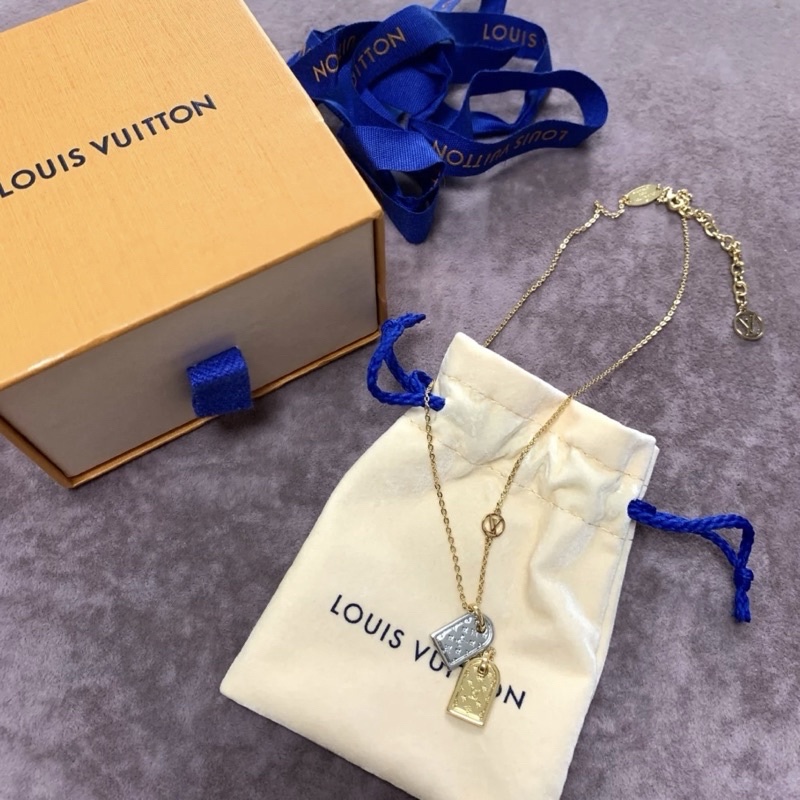 LVnanogram雙吊牌項鍊-0