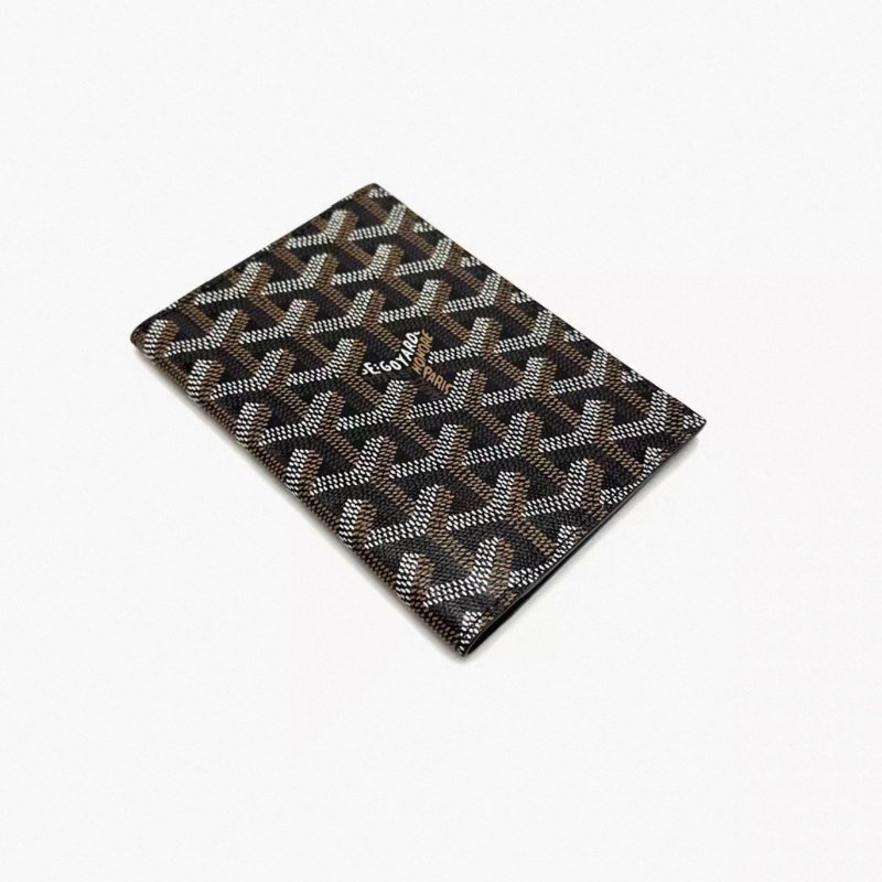 GOYARD 老花滿印翻蓋護照夾 14*10*1 99新配件塵袋-2