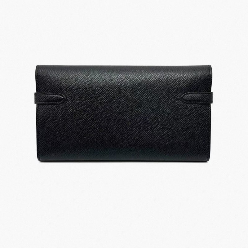 HERMES 黑銀kelly長款錢包 20*11*2. 98新配件塵袋-5