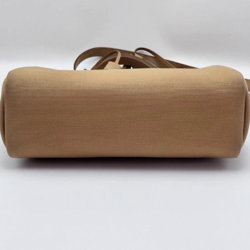 HERMES 帆布拼皮herbag31手提斜背包31*25*11 98新配件塵袋吊牌鎖鑰匙-3