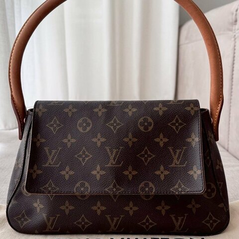 ✨️LV Mini Looping 肩背手提包 98新 配件塵袋