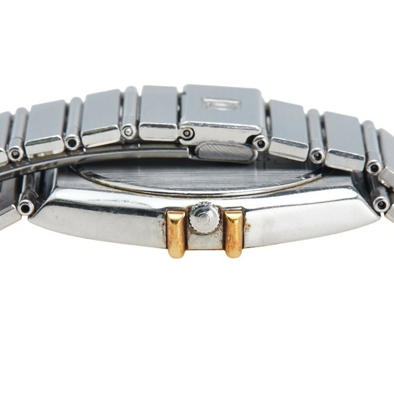 歐米茄星座系列石英腕錶,金色錶盤,不鏽鋼鍍層,女士款,OMEGA-4