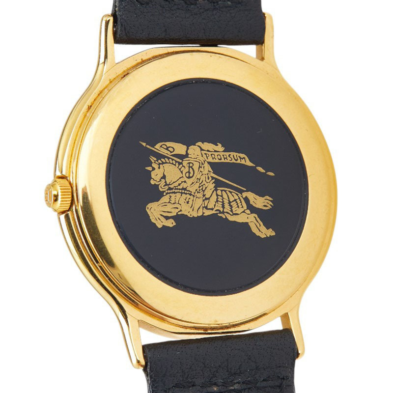 Burberry 女士石英腕錶，白色錶盤，不鏽鋼錶殼和皮革錶帶-3