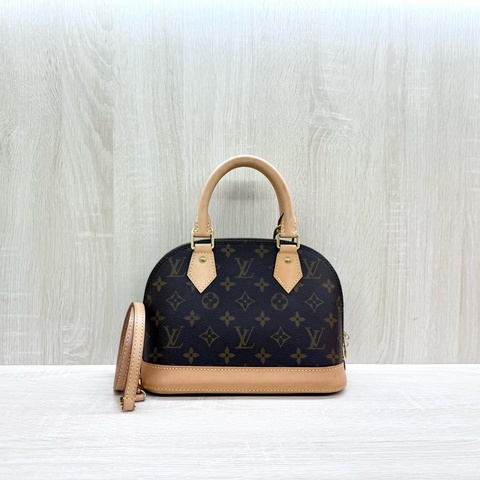 LV原花ALMA BB貝殼包/M46990