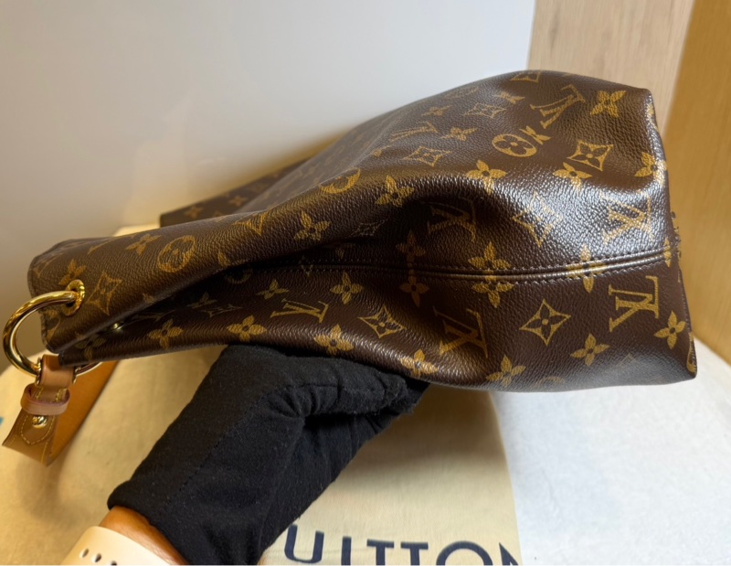 LV graceful 老花手提肩背包-2