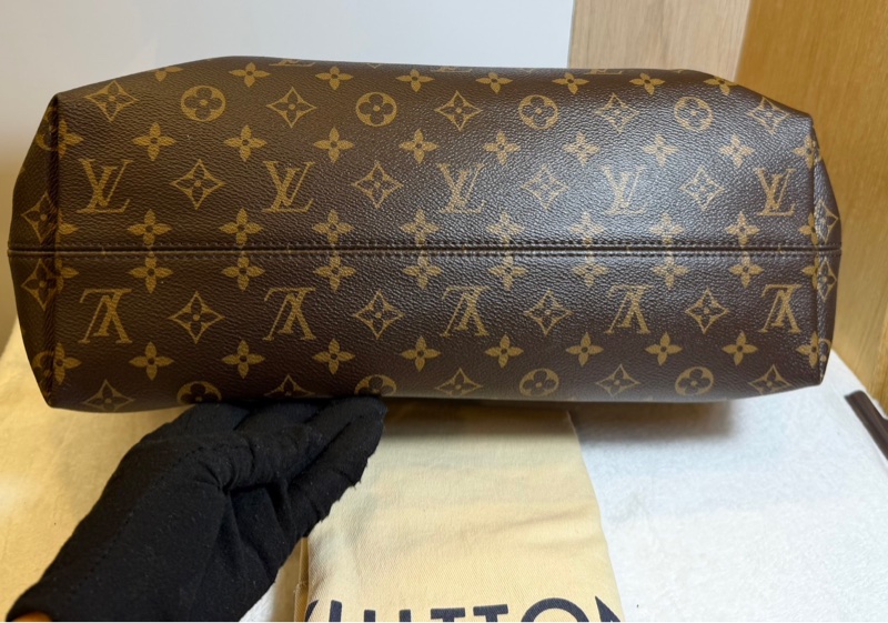 LV graceful 老花手提肩背包-3