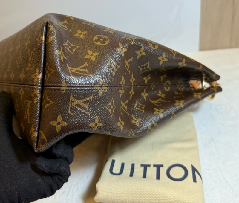 LV graceful 老花手提肩背包-4