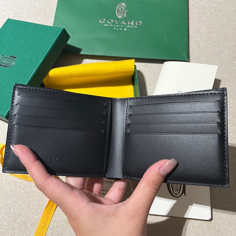 全新🤎Goyard經典黑棕八卡短夾-3