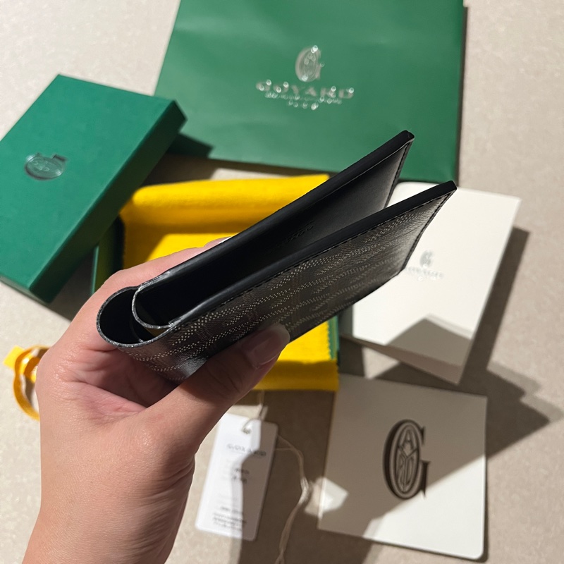 全新🤎Goyard經典黑棕八卡短夾-5