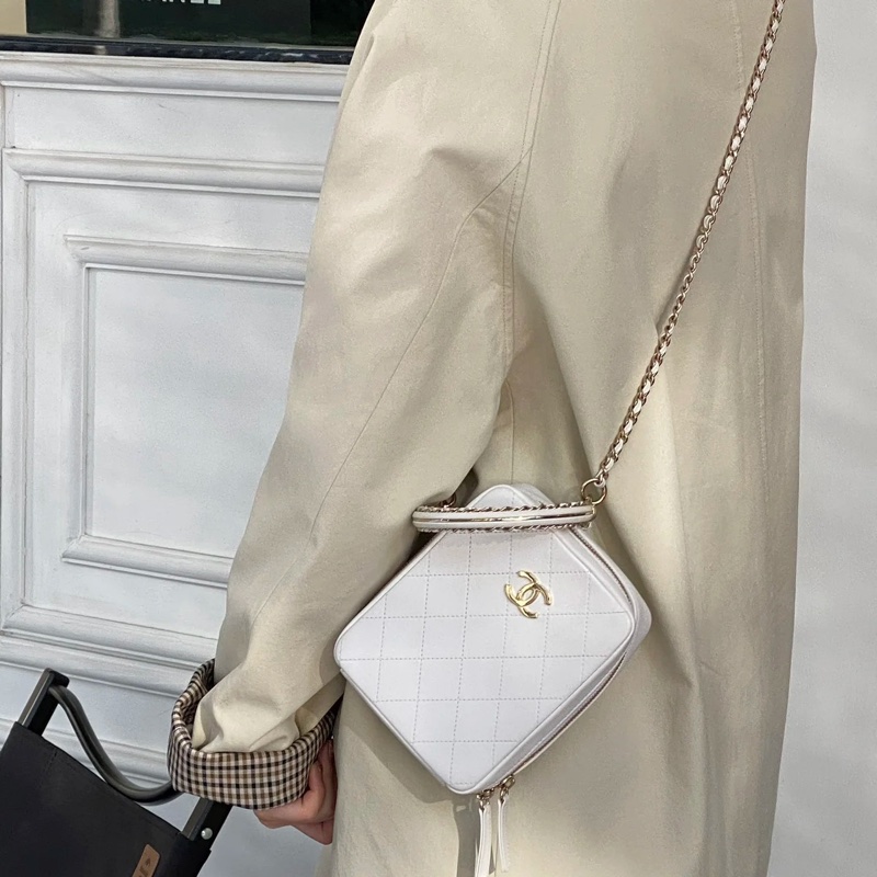 Chanel BAG BOX 晚宴包 白金超貴氣 Jennie同款🔥-0