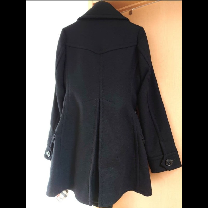 超極美／新品同樣／Burberry時尚女神羊毛大衣-14