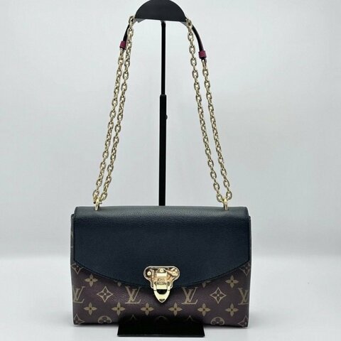 ️LV 老花Saintplacide黑金信封鍊條包26*17*7 98新配件塵袋