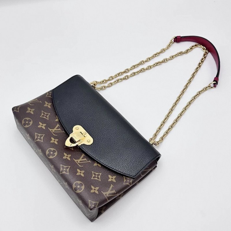 ️LV 老花Saintplacide黑金信封鍊條包26*17*7 98新配件塵袋-1