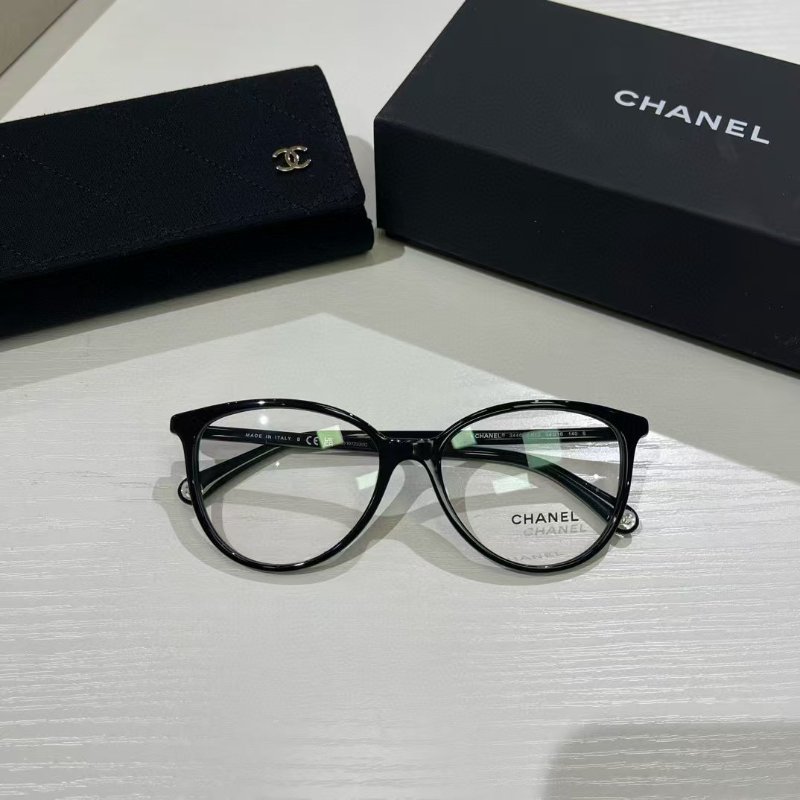 Chanel CH3446 平光眼鏡 全新全配-4